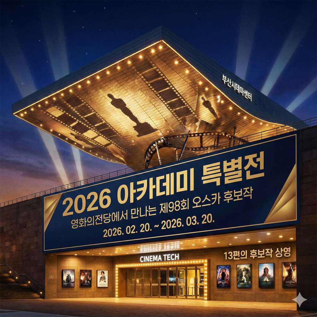 2026 아카데미 특별전 영화의전당에서 만나는 제98회 오스카 후보작