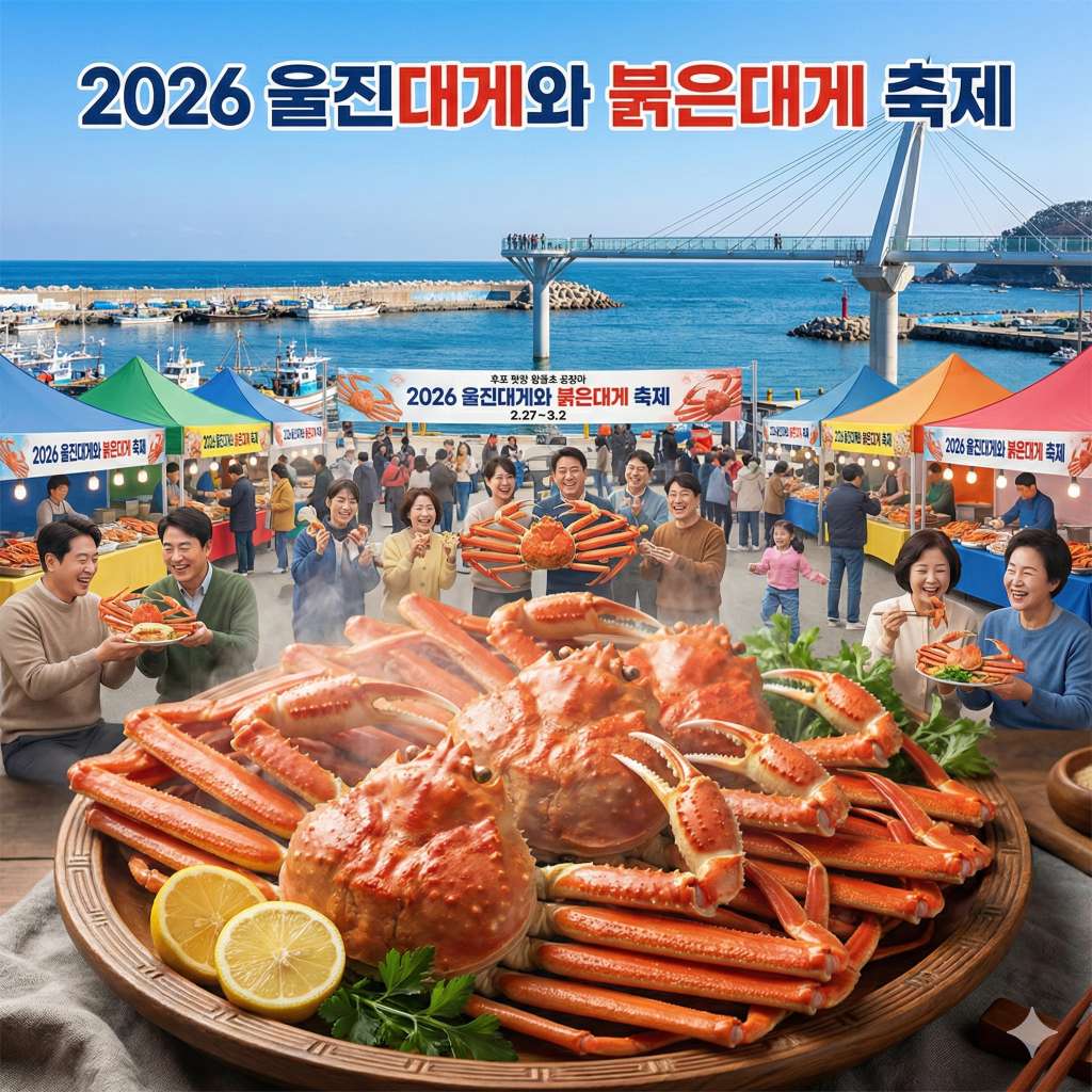 2026 울진대게와 붉은대게 축제 일정