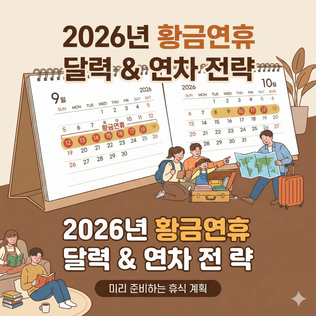 2026년 공휴일 및 대체공휴일 총정리