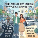 2030 세대 신차 구매 10년 만에 최저