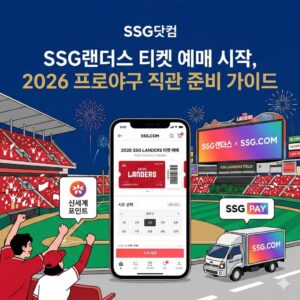 SSG닷컴 SSG랜더스 티켓 예매 시작, 2026 프로야구 직관 준비 가이드