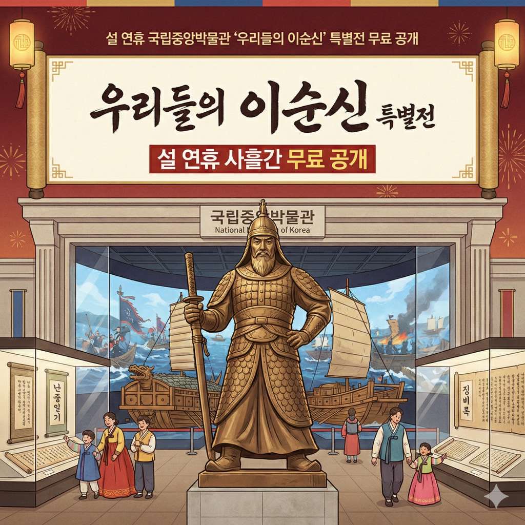 설 연휴 국립중앙박물관 우리들의 이순신 특별전