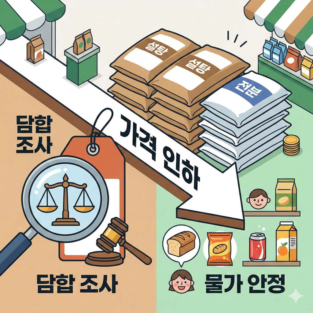 제당업체 담합 의혹 조사와 전분 및 당류 가격 인하